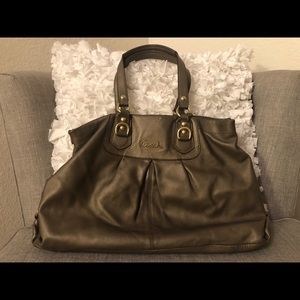 Gold Coach Handbag